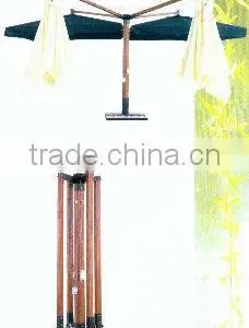 Indonesian Wood Quality Beach Umbrella 11903-1 thumbnail-1