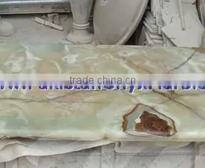 BEAUTIFUL LIGHT GREEN ONYX TABLE TOPS COLLECTION thumbnail-5