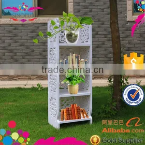 New Design 4 Layers Hot Sale Modern Storage Shelf With Carved Pattern thumbnail-1