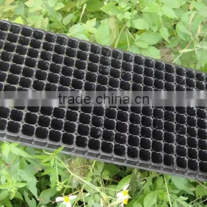 Deep Black Plastic Seedling Tray Seed Germination Tray Nursery Plug Trays thumbnail-1