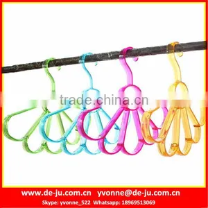 Transparent Petal Wardrobe Plastic Scarf Hanger thumbnail-1