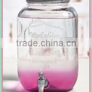 4 Liter Glass Juice Dispenser With Metal Cover thumbnail-2