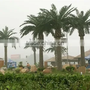 Home Garden Edging Decorative 5ft to 16ft Height Outdoor Artificial Green Plastic Palm Trees EDS06 0825 thumbnail-5