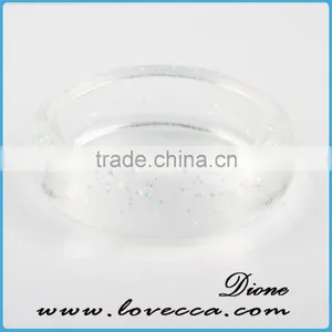 Wholesale High Quality Bangle Eco Friendly Real Dried Pressed Flower Resin Bracelet for Women thumbnail-3