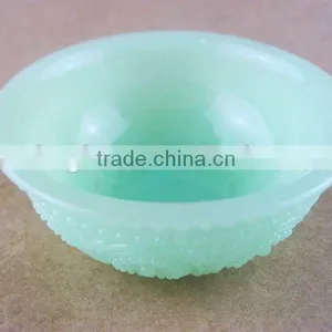 Colored Glass Bowl Green Color Bowl thumbnail-1