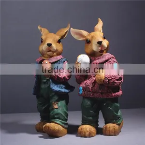 Custom Bunny Outdoor Garden Decor Statue Sculpture thumbnail-4