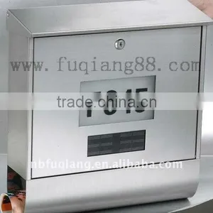 Waterproof Lighted Mailbox Steel thumbnail-1