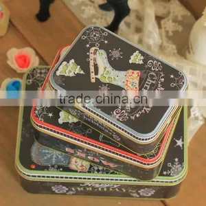 Custom Printed Popcorn Packaging Can Manufacturer Candy Cake Container Biscuit Canister Metal Box For Cookie Tin Can thumbnail-4
