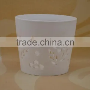 Bisque Firing Ceramic Tealight Candle Holder for Decoration thumbnail-6