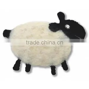 Express Hot Sale High Quality New Products Wholesale Eco Handmade Felt Wool Goat Toy Made in China thumbnail-1