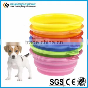 2010 Hot Selling Silicone Folding Wild Bird Chicken Pet Feeder for All Kinds of Pets thumbnail-3