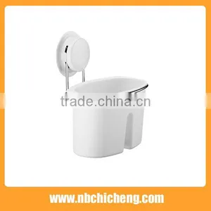 Shelf Bracket Plastic Wall Suction Shelf Houseware Storage Holder thumbnail-4