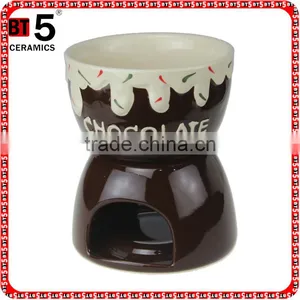 Hand Painting Ceramic Chocolate Fondue Set thumbnail-1