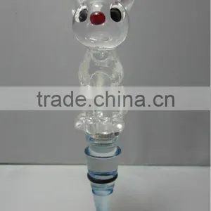 Latest Design Acrylic Led Color Changing Bar Wine Bottle Stopper Accessories thumbnail-6