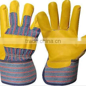 Cow Skin Leather Working Gloves thumbnail-6