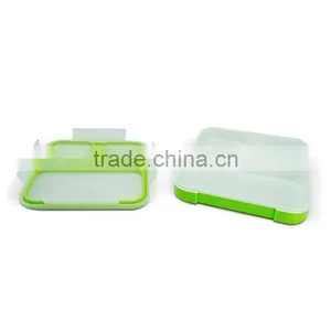 China High Quality Custom Eco-friendly Plastic Food Container Portable Lunch Box With Lock 2016 thumbnail-3