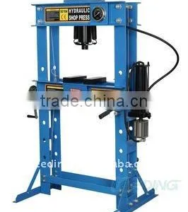 50T Pneumatic/hydraulic Shop Press With Gauge thumbnail-1