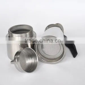 9 Cups Italian Commercial Stainless Steel Espresso Cofffe Makers thumbnail-6