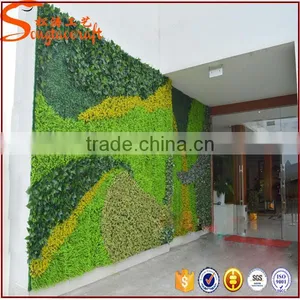 2017 Guangdong DIY Fake Vertical Garden Materials Plant Wall Used Artificial Grass thumbnail-3