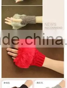 Artificial Wool Cute Women Knitted Gloves/korean Style/Autumn Applied thumbnail-4