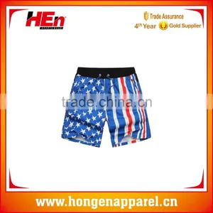 Hongen Apparel Sublimated Top Quality Colorful Beach Short thumbnail-1