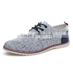 China Brand Fashion Linen Casual Shoes for Men, Adults Casual Canvas Shoes Sample High Quality for Male thumbnail-2