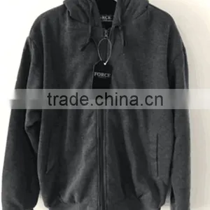 Sherpa Lining Simple Style Men Hoody Jacket thumbnail-1