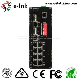 Hardened Managed 8-port 10/100Base-TX (PoE) + 2-port 10/100/1000Base-TX/SFP+1 Console Combo Ethernet Switch thumbnail-4