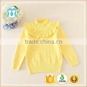 Knitting Pure Plain Colors Kid Sweater In-stock Sweater Fabric Sweater for Babies/tollderls/infants thumbnail-1