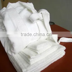 Cotton Terry Light Color Hotel Bathrobe thumbnail-1