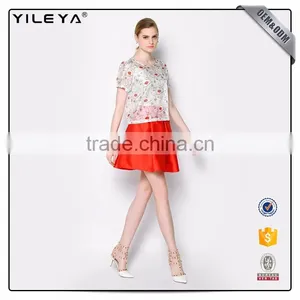 Good Quality Pleated High Waist Polyester Short Skirt thumbnail-5