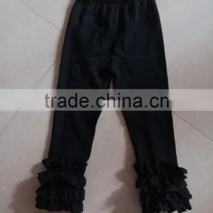 2016 Girls Boutique Clothing Baby Icing Ruffle Pants Knitted Cotton Sew Sassy Pants Design Icing Leggings Childrens Ruffle Pants thumbnail-5