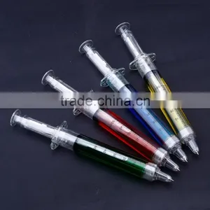 Syringe Ballpoint Pen Promotional Injection Plastic Ballpoint Pen thumbnail-1