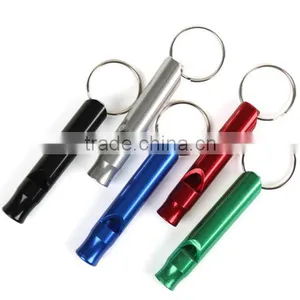 Aluminum Alloy Whistle Keyring Keychain Mini For Outdoor Emergency thumbnail-1