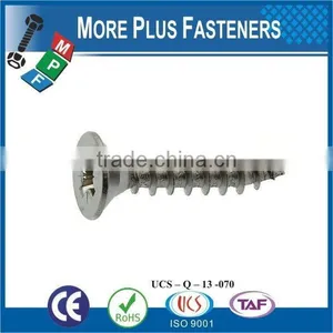 Made in Taiwan High Quality Stainless Steel Drywall Screw Torx Countersunk Head Screw Countersunk Screw thumbnail-2