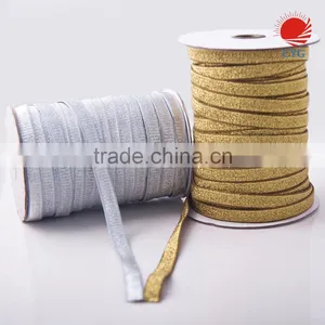 2017 Hot Sale Shiny Bra Shoulder Straps Golden Silver Webbing thumbnail-1