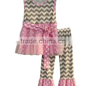 Summer Little Girls 2 Pieces Kids Children's Clothing Outfits thumbnail-4
