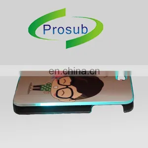 Sublimation Heat Tranparent Plastic Material LED Flashing Cell Phone Case Cover Skin thumbnail-2