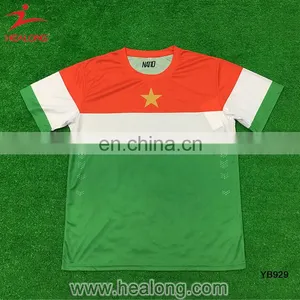 Green Color Sublimation Soccer Football Uniform Sports Jersey New Model Sportswear thumbnail-1