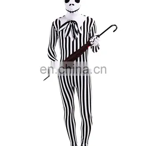 Zentai Full Body Lycra Spandex Jack Skull Unisex Adult Party Cosplay Costume thumbnail-5