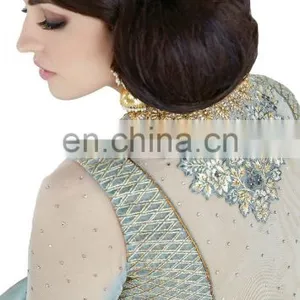 Wedding Engagement Wear Anarkali Suits Dress Material 2017 (Semi-Stitched) thumbnail-5
