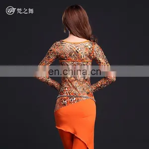T-5107 Fashion Modern Style Hong Kong Women Belly Dance Cloth Set thumbnail-5