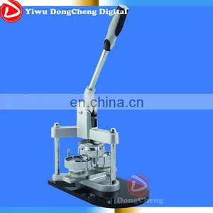 Easy Working Small Hand Press Badge Machine Supplier DCMA-003 thumbnail-1
