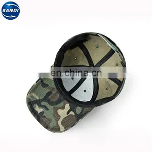 Custom LOGO Printed Camouflage Fabric Men Army Cap thumbnail-3