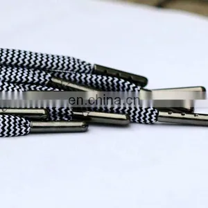 Customized Engraved Logo Shoelace Tips Gold/silver/gun Metal/red Bullet Crimp String Aglet thumbnail-4