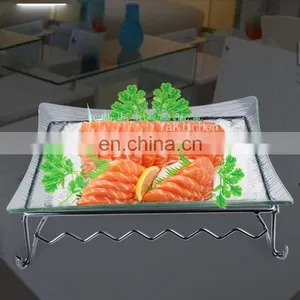 High Precision Acrylic Plastic Industrial Buffet Disc Sashimi Ice Plate thumbnail-1