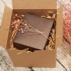Hot Sale Christmas Kraft Paper Gift Packaging Box (KPB444) thumbnail-3