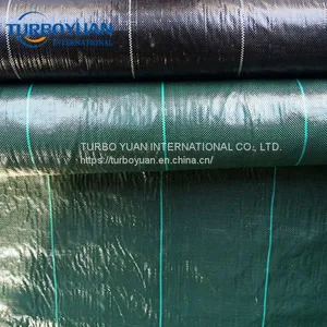Plastic Grass Flower Mat / Tree Protection Polywoven Weed Mat for Sale thumbnail-4