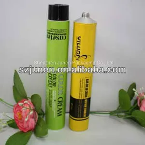 Popular Aluminum Hair Color Cream Packaging Tube thumbnail-1