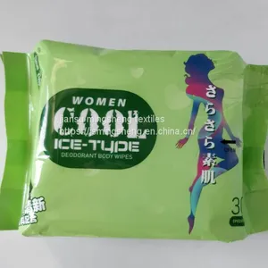 Customized Portable Ice Lady Fragrance Alcohol-free Deodorant Body Wipes thumbnail-1